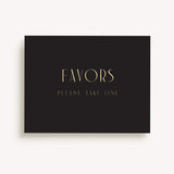 The Charity | Wedding Table Signage