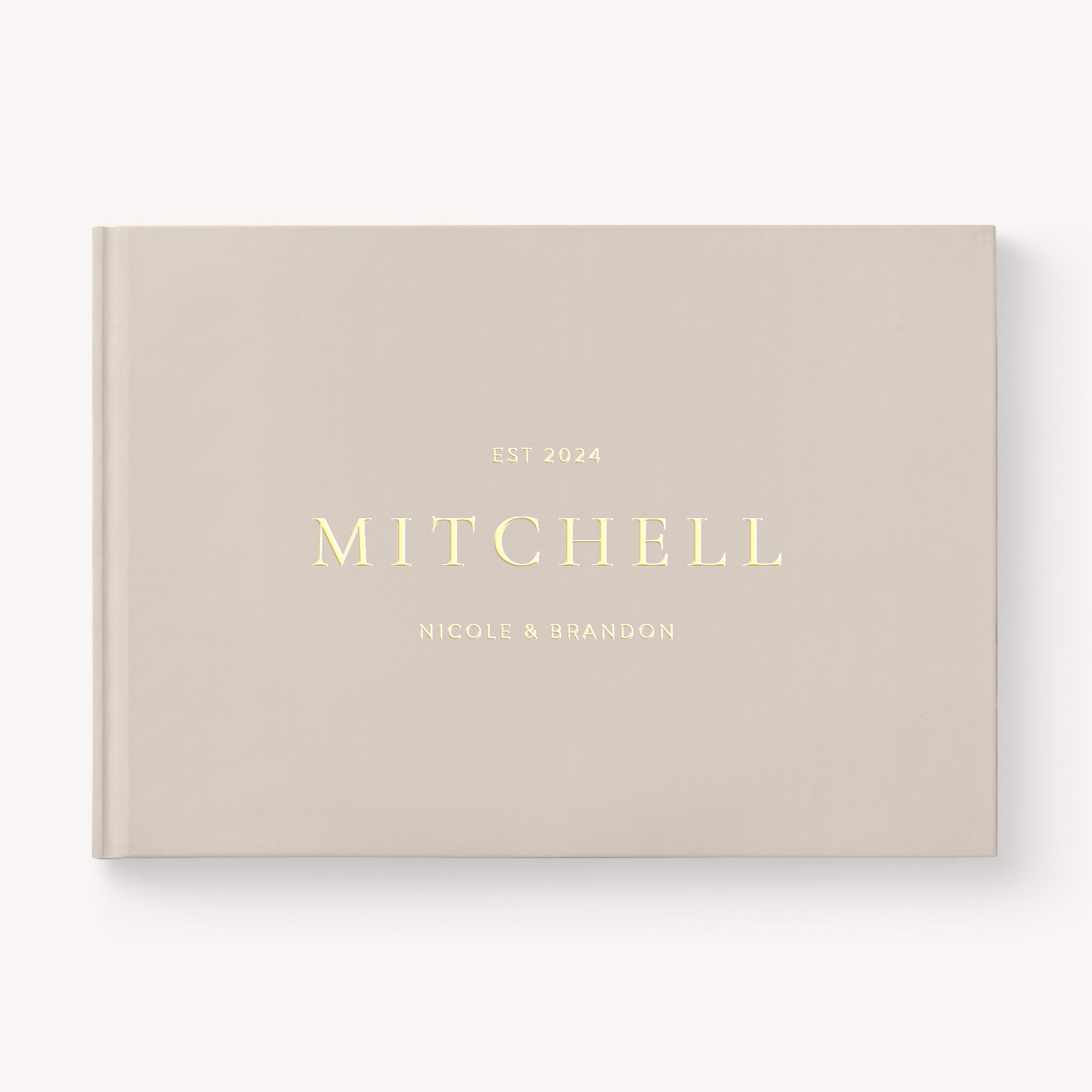 Coffee Table Wedding Guest Book