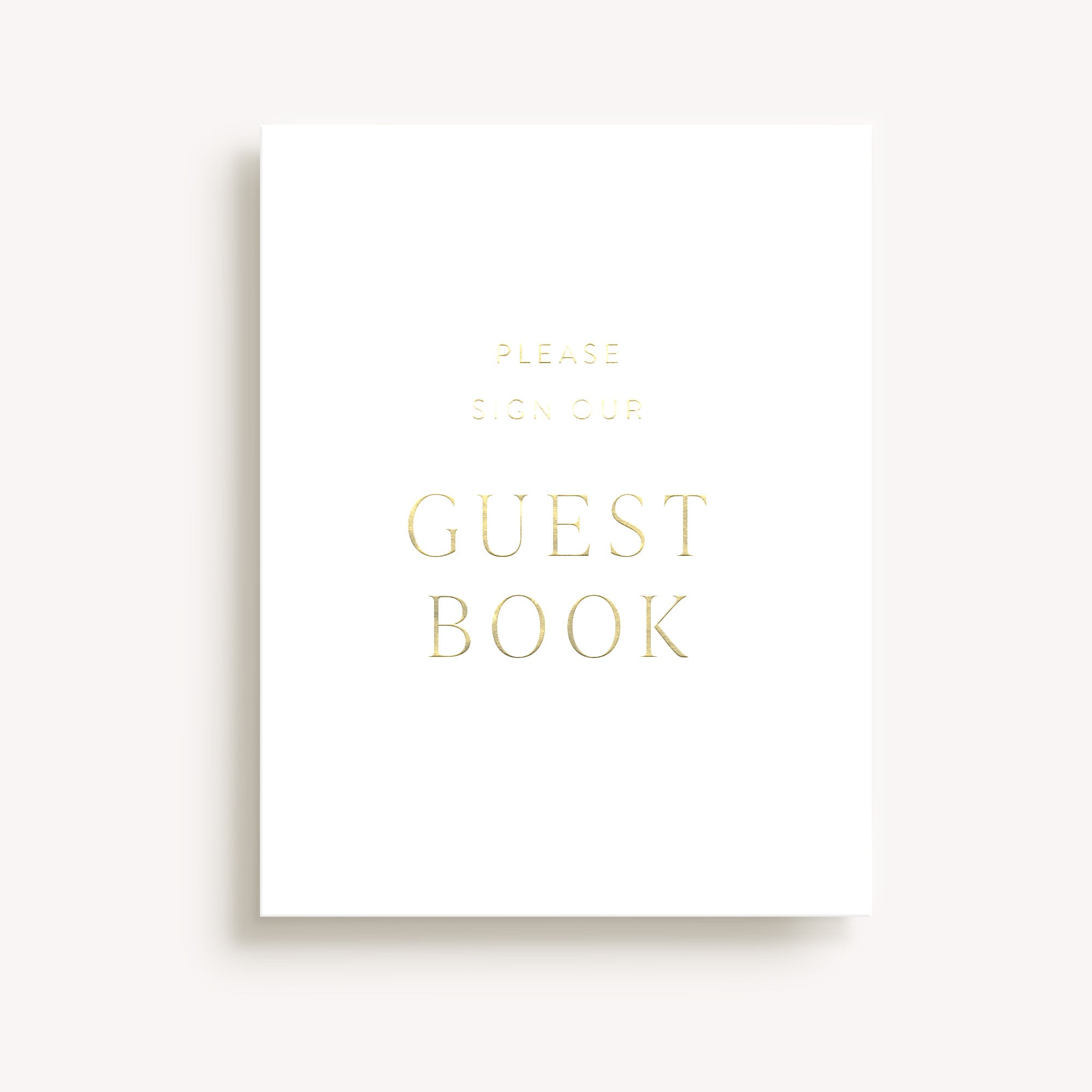 Gold Guest Book Sign