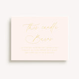 The Hailey | Wedding Table Signage