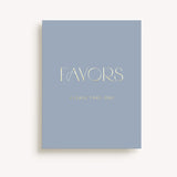 The Isabella | Wedding Table Signage