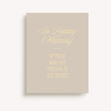 The Lindsay | Wedding Table Signage