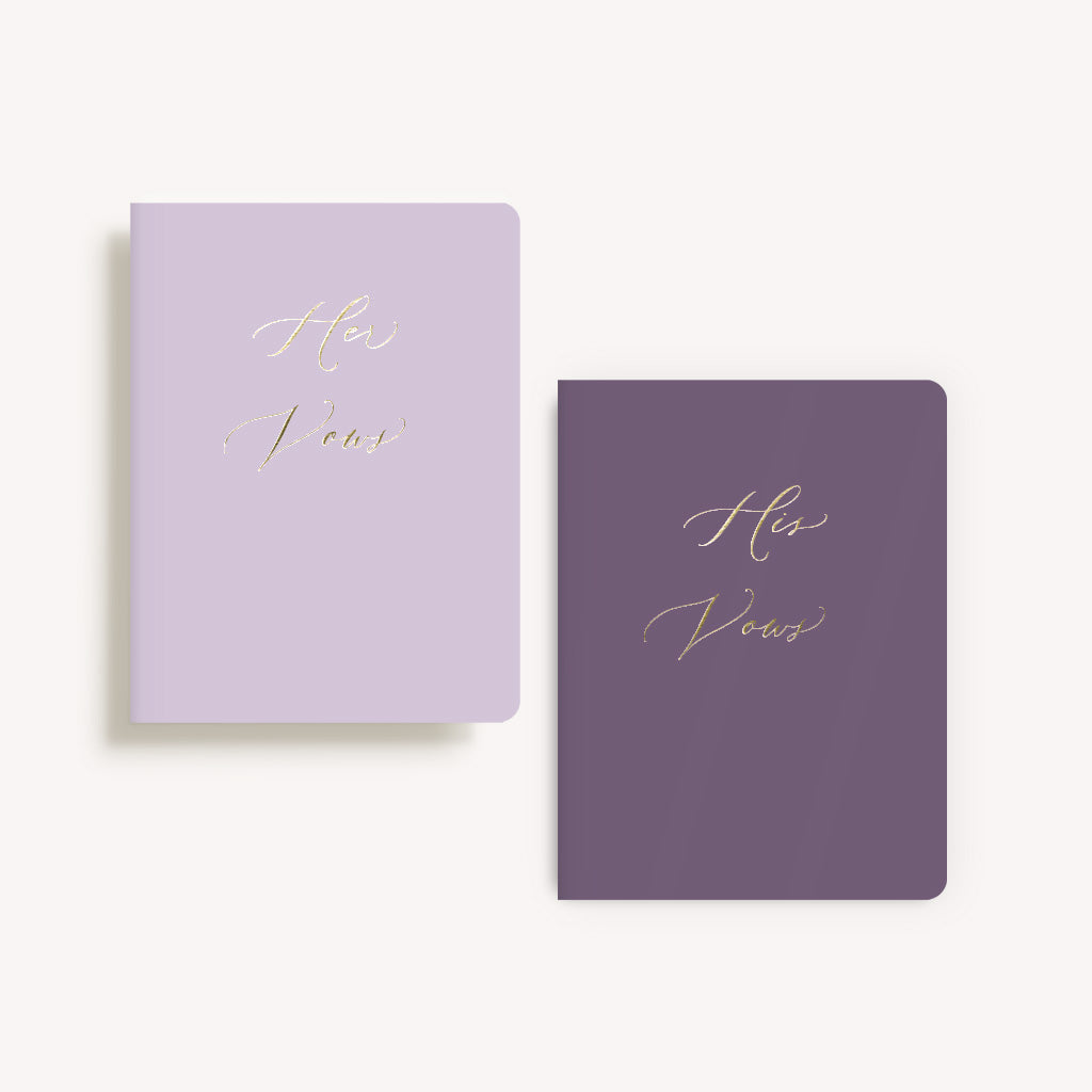 Personalized Vow Books