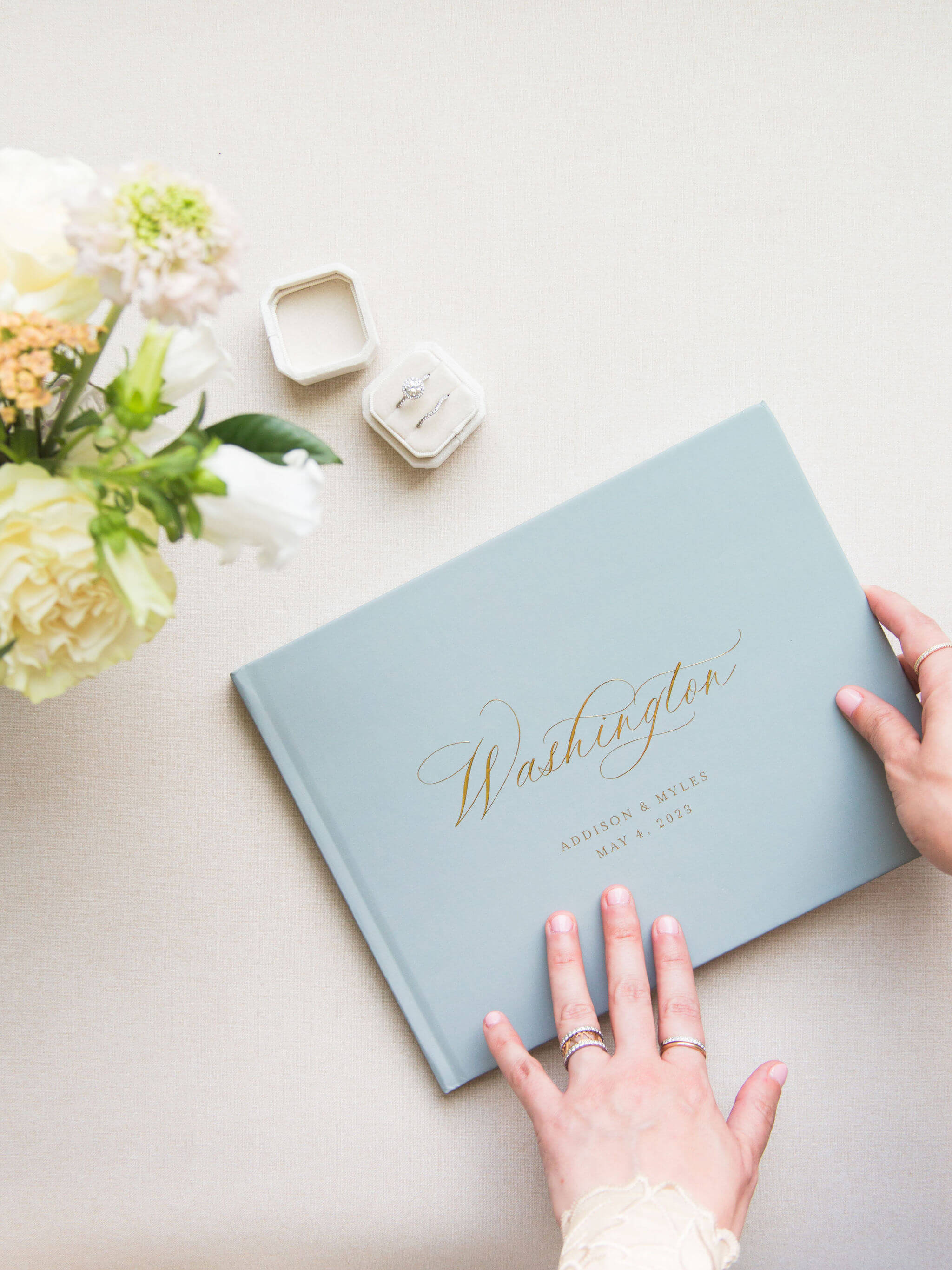 Personalized Wedding Guest Book Mobile Cora And Belle