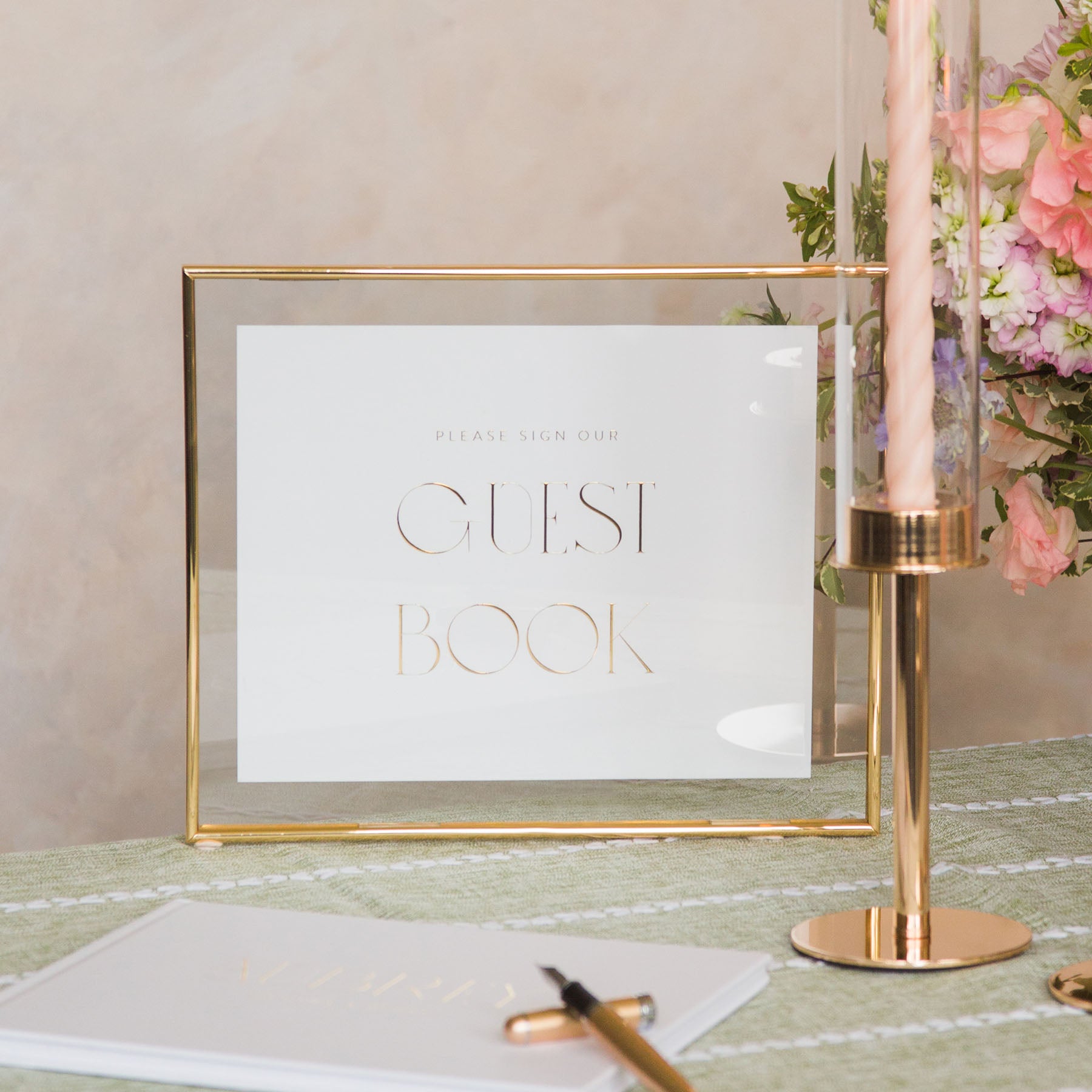 Wedding Guest Book Sign Cora Belle